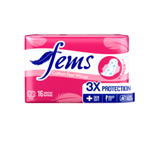 Fems Cotton Feel Wings 16S Pack