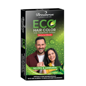 Dreamron Eco Hair Color Natural Black No PPD & AMMONIA 20ml